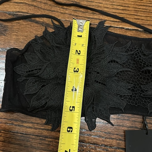 ZARA FLORAL BANDEAU BRALETTE SIZE L - Picture 7 of 7